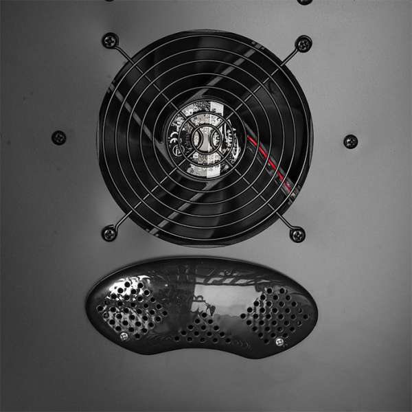 Шкаф винный двухзонный Tefcold TFW200-2S черный, рама двери нерж